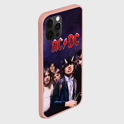 Чехол для iPhone 12 Pro Max AC/DC, цвет: 3D-светло-розовый — фото 2