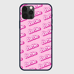 Чехол для iPhone 12 Pro Max Barbie Pattern, цвет: 3D-черный