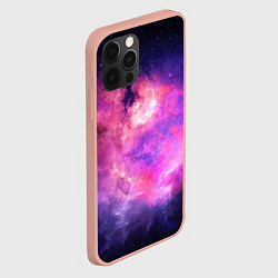 Чехол для iPhone 12 Pro Max Космос, цвет: 3D-светло-розовый — фото 2