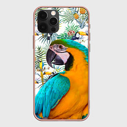 Чехол iPhone 12 Pro Max Летний попугай