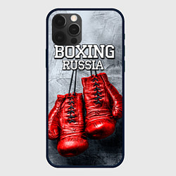 Чехол для iPhone 12 Pro Max Boxing Russia, цвет: 3D-черный