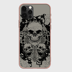 Чехол iPhone 12 Pro Max Skulls