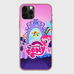 Чехол для iPhone 12 Pro Max My Little Pony, цвет: 3D-светло-розовый