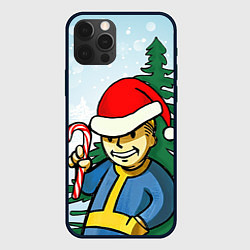 Чехол для iPhone 12 Pro Max Fallout Christmas, цвет: 3D-черный
