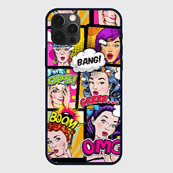 Чехол для iPhone 12 Pro Max POP ART, цвет: 3D-черный