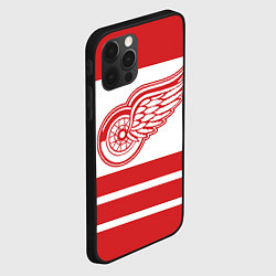 Чехол для iPhone 12 Pro Max Detroit Red Wings, цвет: 3D-черный — фото 2