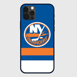 Чехол для iPhone 12 Pro Max New York Islanders, цвет: 3D-черный