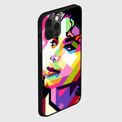 Чехол для iPhone 12 Pro Max Michael Jackson Art, цвет: 3D-черный — фото 2