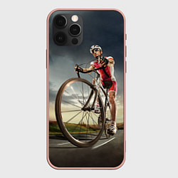 Чехол iPhone 12 Pro Max Велогонщик