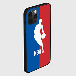 Чехол для iPhone 12 Pro Max Эмблема NBA, цвет: 3D-черный — фото 2