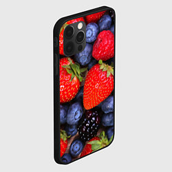 Чехол для iPhone 12 Pro Max Berries, цвет: 3D-черный — фото 2