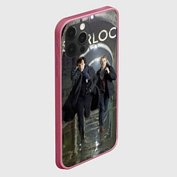 Чехол для iPhone 12 Pro Max Sherlock Break, цвет: 3D-малиновый — фото 2