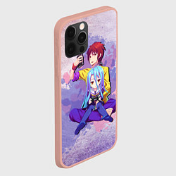 Чехол для iPhone 12 Pro Max No Game No Life, цвет: 3D-светло-розовый — фото 2