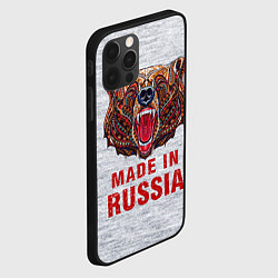 Чехол для iPhone 12 Pro Max Bear: Made in Russia, цвет: 3D-черный — фото 2