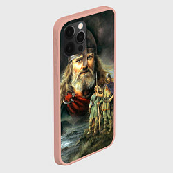 Чехол для iPhone 12 Pro Max Богатырь Руси, цвет: 3D-светло-розовый — фото 2