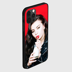 Чехол для iPhone 12 Pro Max Charli XCX, цвет: 3D-черный — фото 2