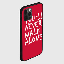 Чехол для iPhone 12 Pro Max You'll never walk alone, цвет: 3D-черный — фото 2