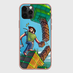 Чехол iPhone 12 Pro Max Minecraft Woodcutter