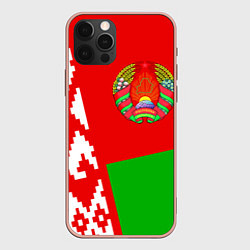Чехол для iPhone 12 Pro Max Патриот Беларуси, цвет: 3D-светло-розовый