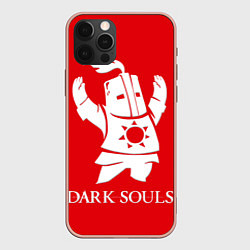 Чехол для iPhone 12 Pro Max Dark Souls, цвет: 3D-светло-розовый