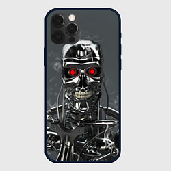 Чехол iPhone 12 Pro Max Скелет Терминатора
