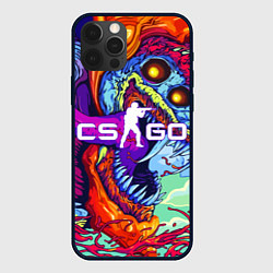 Чехол для iPhone 12 Pro Max CS:GO, цвет: 3D-черный