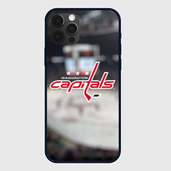 Чехол для iPhone 12 Pro Max Washington Capitals, цвет: 3D-черный