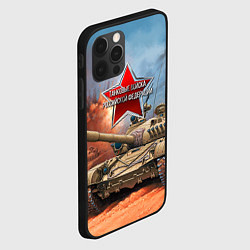 Чехол для iPhone 12 Pro Танковые войска РФ, цвет: 3D-черный — фото 2