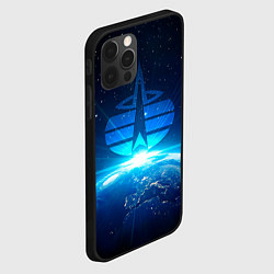 Чехол для iPhone 12 Pro Космические войска, цвет: 3D-черный — фото 2
