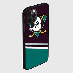 Чехол для iPhone 12 Pro Anaheim Ducks, цвет: 3D-черный — фото 2