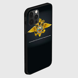 Чехол для iPhone 12 Pro Полиция Российской Федерации, цвет: 3D-черный — фото 2