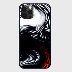 Чехол для iPhone 12 Pro Abrupt, цвет: 3D-черный