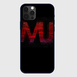 Чехол для iPhone 12 Pro Manchester United team, цвет: 3D-черный