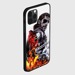 Чехол для iPhone 12 Pro Metal gear solid 2, цвет: 3D-черный — фото 2
