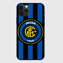 Чехол для iPhone 12 Pro Inter FC 1908, цвет: 3D-черный