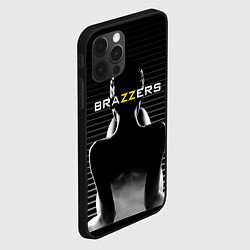 Чехол для iPhone 12 Pro Brazzers - контрсвет, цвет: 3D-черный — фото 2