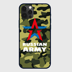 Чехол для iPhone 12 Pro Russian army, цвет: 3D-черный