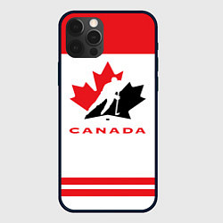 Чехол для iPhone 12 Pro Canada Team, цвет: 3D-черный