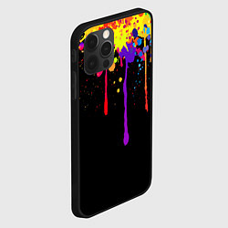 Чехол для iPhone 12 Pro Краски, цвет: 3D-черный — фото 2