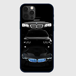 Чехол для iPhone 12 Pro BMW - models, цвет: 3D-черный
