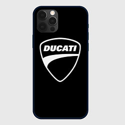 Чехол для iPhone 12 Pro Ducati, цвет: 3D-черный