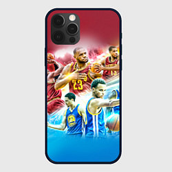 Чехол для iPhone 12 Pro Golden State Warriors, цвет: 3D-черный