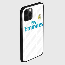 Чехол для iPhone 12 Pro Real Madrid, цвет: 3D-черный — фото 2
