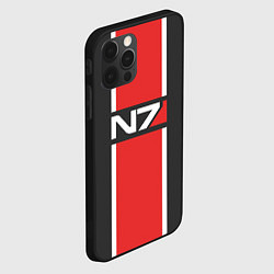 Чехол для iPhone 12 Pro Mass Effect: N7, цвет: 3D-черный — фото 2