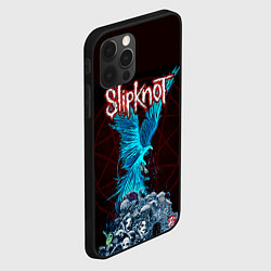 Чехол для iPhone 12 Pro Орел группа Slipknot, цвет: 3D-черный — фото 2