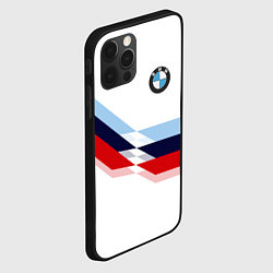 Чехол для iPhone 12 Pro BMW БМВ WHITE, цвет: 3D-черный — фото 2