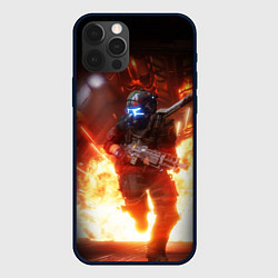 Чехол iPhone 12 Pro Titanfall fighter runs