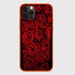 Чехол iPhone 12 Pro Унисекс / Красные розы
