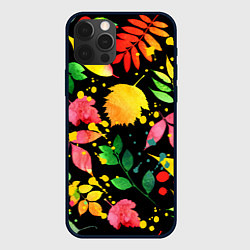 Чехол для iPhone 12 Pro Осень, цвет: 3D-черный