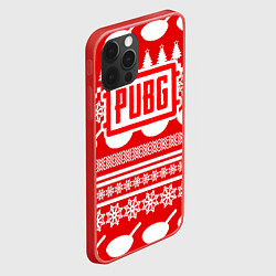 Чехол для iPhone 12 Pro PUBG: New Year, цвет: 3D-красный — фото 2